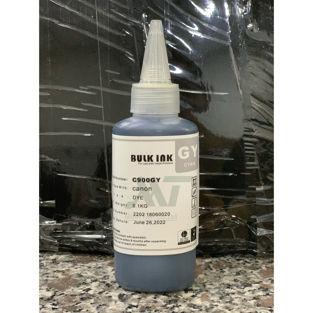 Mực in Ultra Dye CA màu Xám ( GREY) 100ml