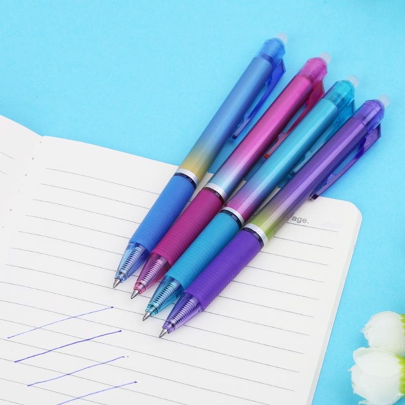 Bút Mực Gel Ngòi 0.5mm Có Thể Xóa Được Màu Sắc Cầu Vồng