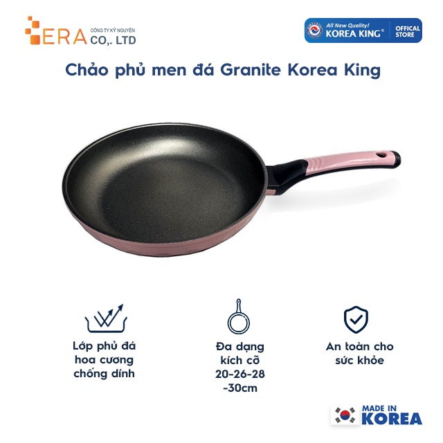 Chảo phủ men đá Granite Korea King KFP-20IFG KFP-26IFG KFP-28IFG KFP-30IFG