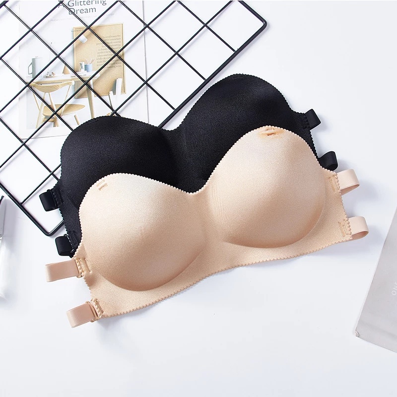 Áo Lót Ống Không Dây Tàng Hình Gợi Cảm/Áo Ngực Không Đường May Dây Chéo Lưng Đẹp Thoáng Khí Cho Nữ