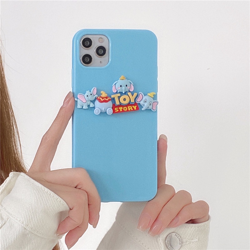 Màu Kẹo Dễ Thương Dumbo Cartoon In Vỏ điện Thoại 14 14 Pro 14 Max 14 Pro Max 13 13Pro 13ProMax 12 12Pro 12ProMax 11 11Pro 11ProMax XSmax XR X XS 8 7Plus
