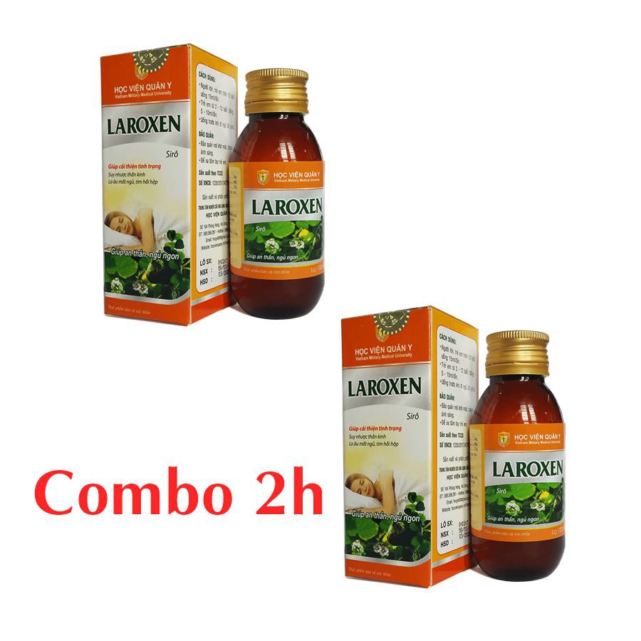 Combo 2 hộp Laroxen Học Viện Quân Y - Cho Giấc Ngủ Ngon