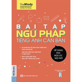 Sách - bài tập ngữ pháp tiếng anh căn bản dành cho người mới bắt đầu - học kèm app online