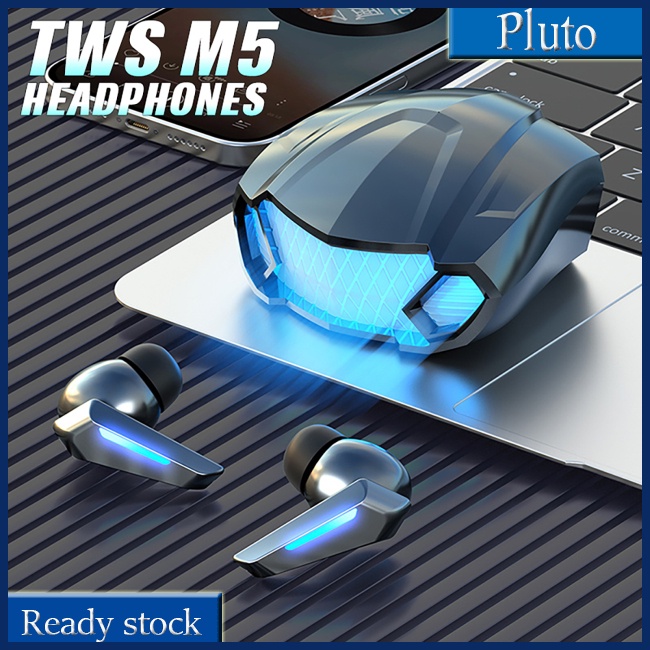 Mới Tai Nghe Nhét Tai M5 Kết Nối Bluetooth 5.2 Âm Thanh Hay Và Phụ Kiện