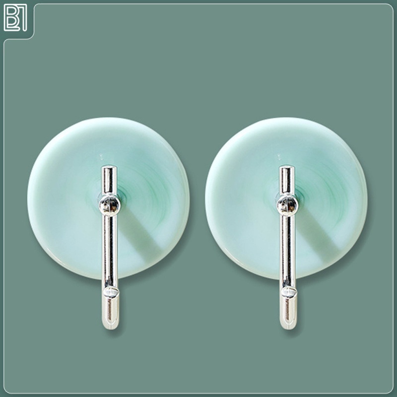 Set 2 Móc Treo Đồ Dán Tường Hình Chữ J Sang Trọng Chống Ẩm Mốc