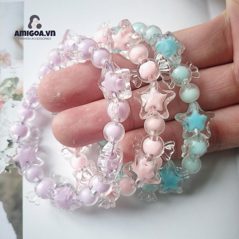 ✨✨Vòng tay nữ đính cườm ngôi sao đáng yêu