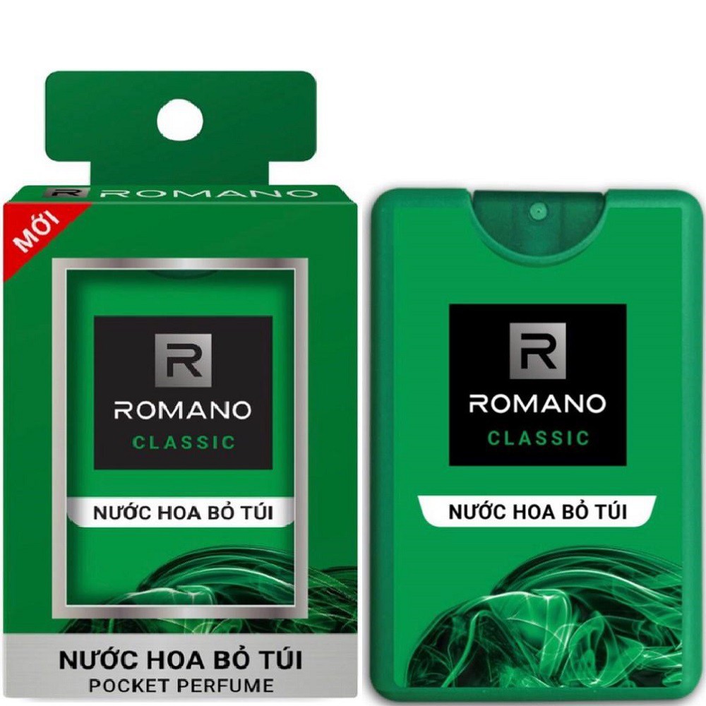 Nước Hoa Bỏ Túi Romano Classic 18ml