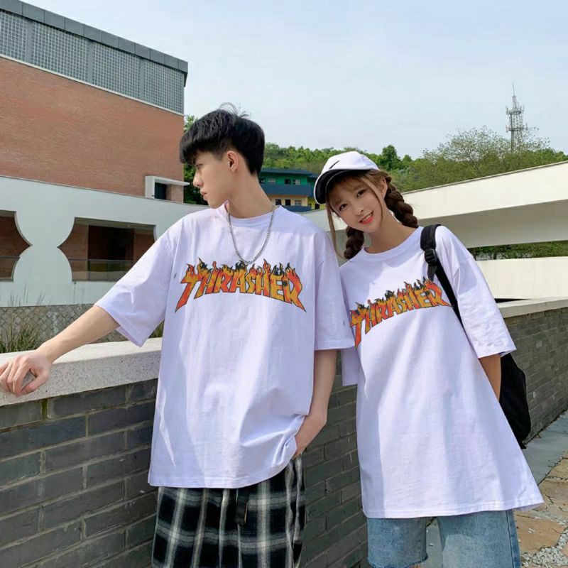 Áo thun tay lỡ nam nữ, áo phông unisex form rộng chất cotton mát mịn thấm hút mồ hôi in hình ĐỊA CẦU | BigBuy360 - bigbuy360.vn