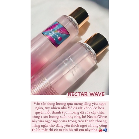 Body mist VS 𝐍𝐄𝐂𝐓𝐀𝐑 𝐖𝐀𝐕𝐄 250ml | BigBuy360 - bigbuy360.vn