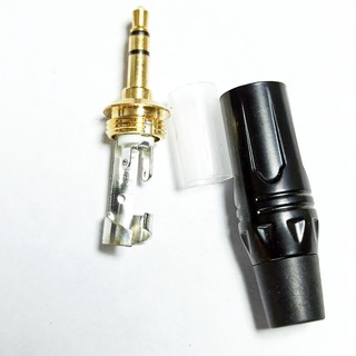 Jack 3ly màu đen hàn dây tin hiệu – 1 cái