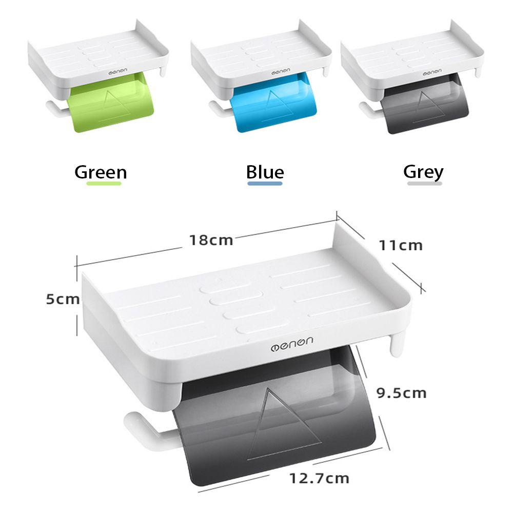 Giá Đỡ Cuộn Giấy Vệ Sinh Đa Năng Chống Nước Không Cần Đục Lỗ 1 Cái