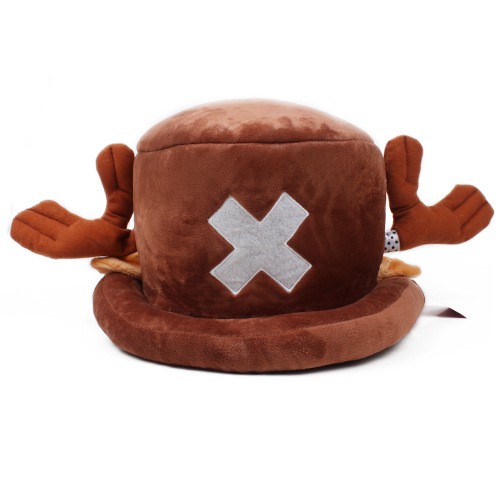One Piece Mũ hóa trang nhân vật hoạt hình Tony Chopper bằng vải lông màu xanh dương nhạt dễ thương thời trang mùa đông