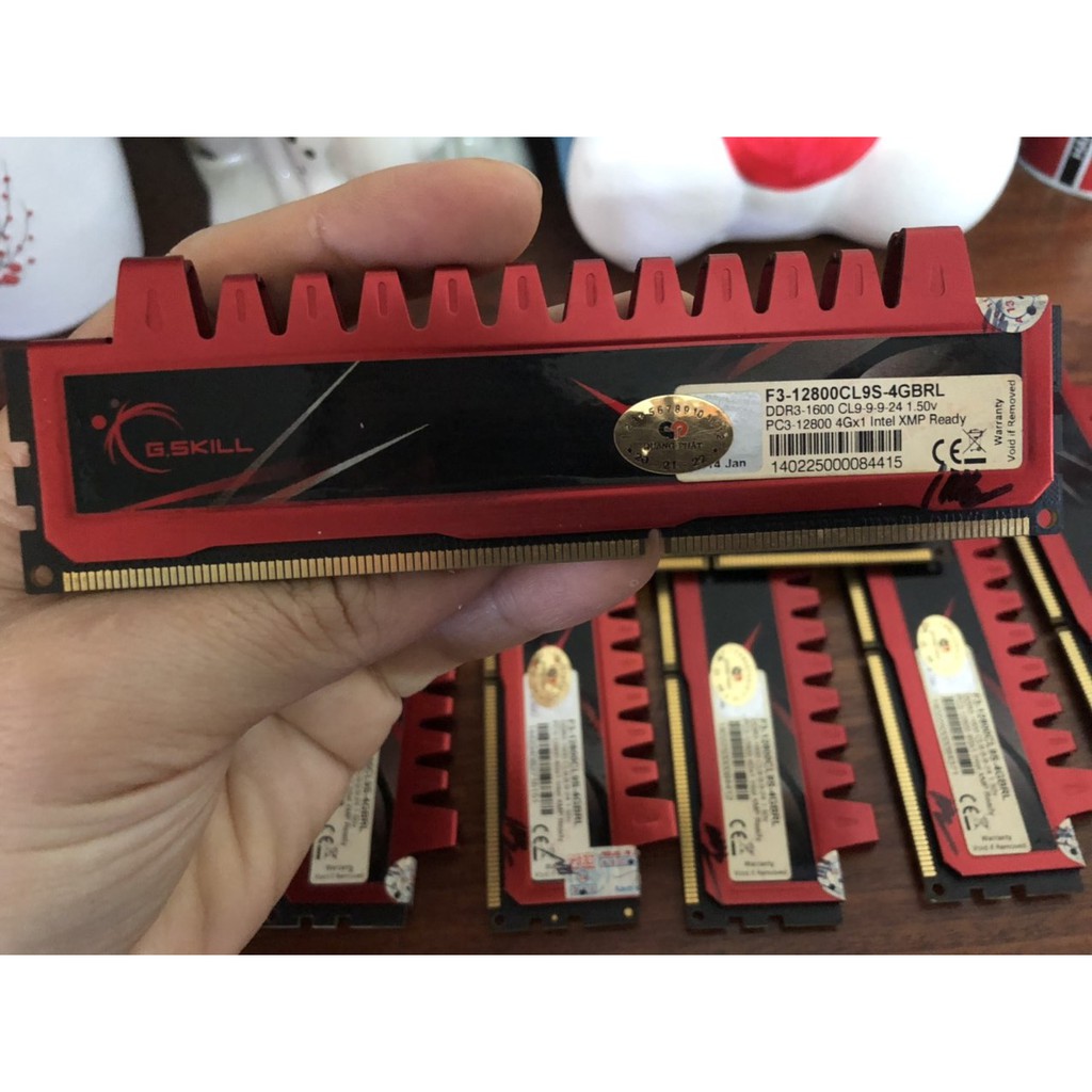 Ram 4G/DDR3/1600 G.Skill tản nhiệt thép HÀNG CHÍNH HÃNG