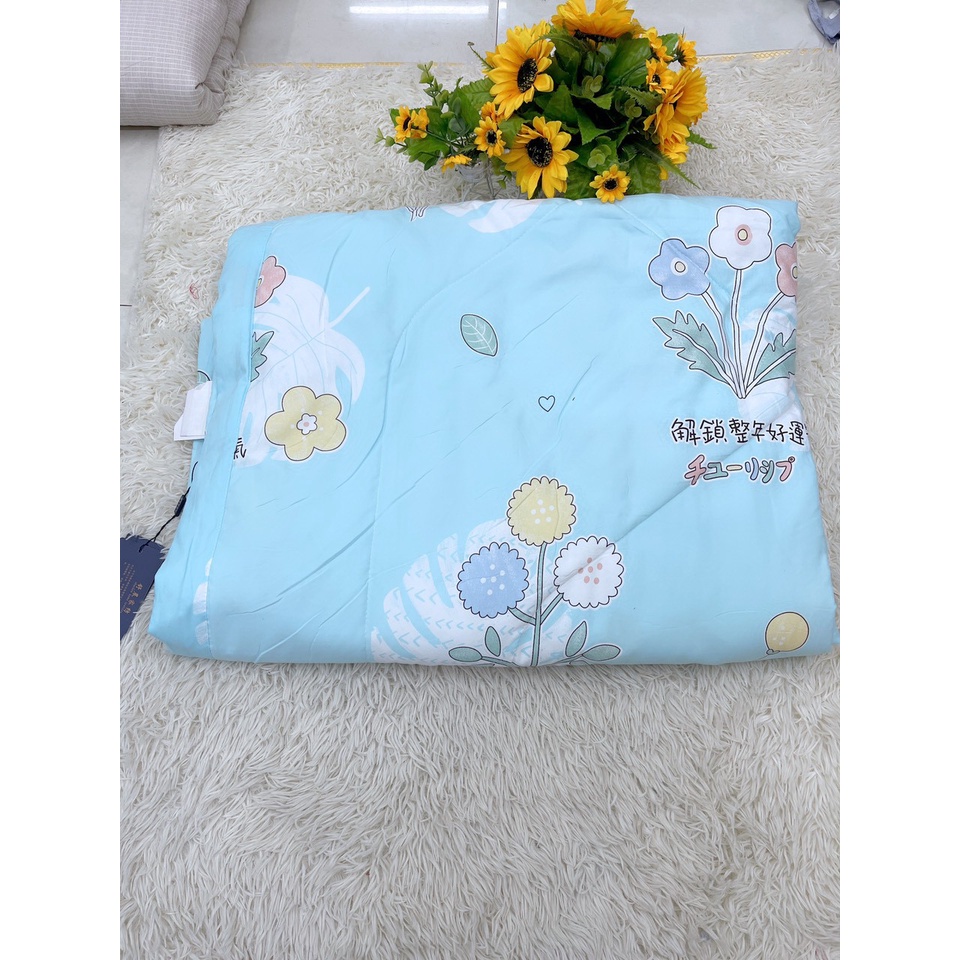 Chăn đũi Hàn Quốc hè thu 2 lớp dùng được 4 mùa mẫu mới 2022