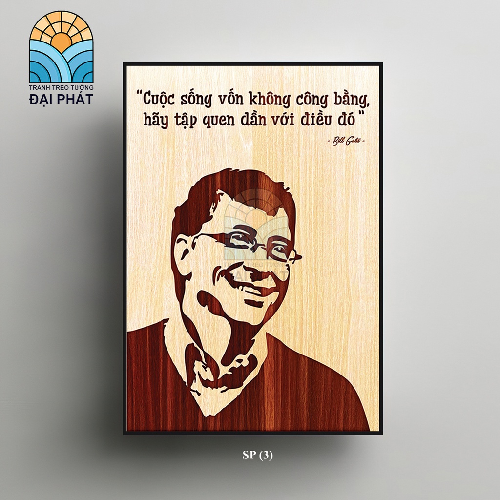 Tranh Động Lực, Treo Tường Trang Trí Văn Phòng, Chất liệu Tráng Gương đã có Khung, Kích Thước Chuẩn treo Văn Phòng 35x50