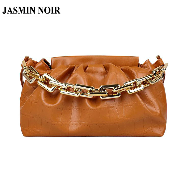 Túi đeo vai JASMIN NOIR giả da cá sấu thiết kế độc đáo thời trang cá tính cho nữ