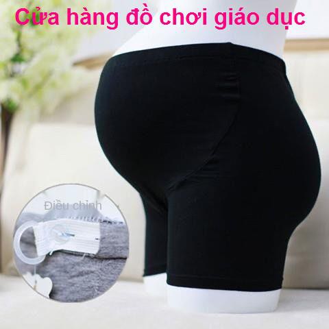 XINH XINH Quần áo bà bầu mới, mùa hè, thời trang vải lanh dứa lưới khâu chân váy, váy ngắn tay RẺ QUÁ