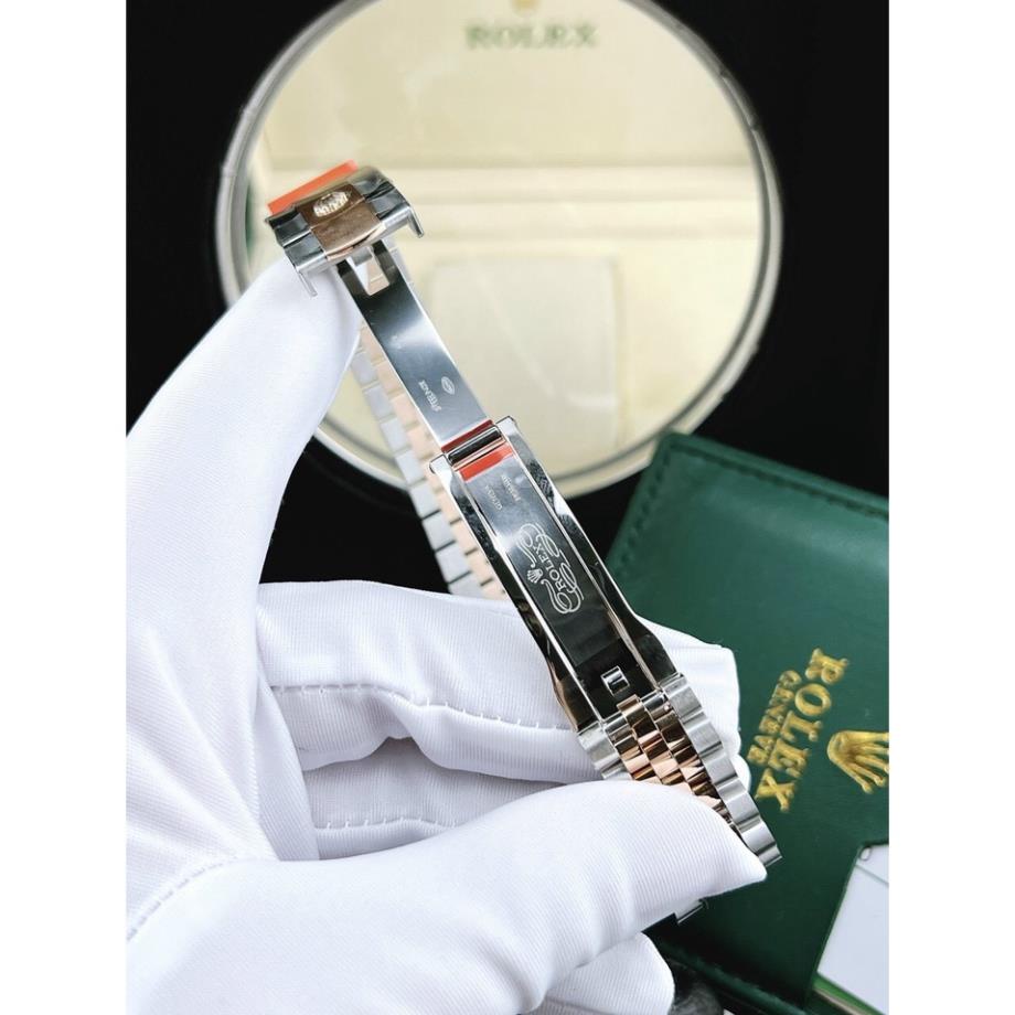 Đồng hồ nam Rolex Dayjust Gold 36-41mm máy ETA Calibre 3235 28800mph, khung thép oystersteel 904l, sapphire nguyên khối
