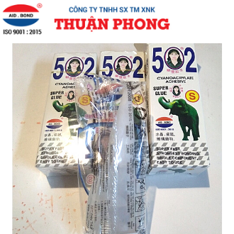 3 hộp keo con voi 502 Thuận Phong hàng tốt