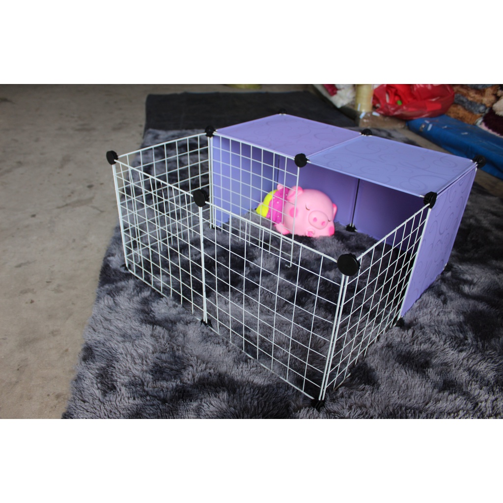 Bộ Quây Thú Cưng 11 Tấm Ghép 70x70x35cm