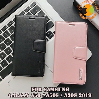 Bao Da Kèm Ví 2 in 1 Samsung Galaxy A50 / A50s / A30s 2019 Cao Cấp Hanman Hàn Quốc, Có Chống Dựng Điện Thoại, Ngăn Đựng