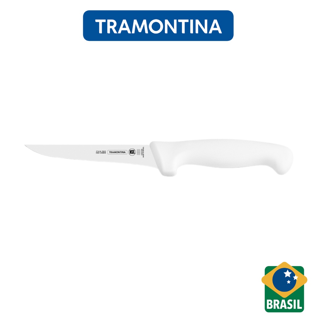 Dao Lóc Da Cán Trắng Tramontina Prof 15cm - TRDA24606/086