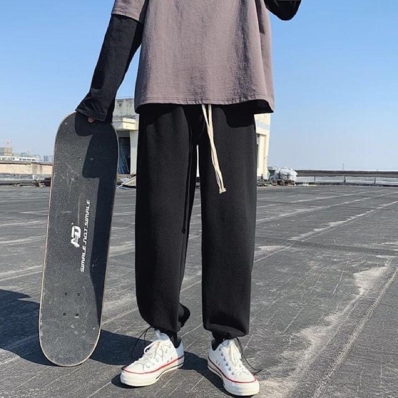 Quần Simple Pant ống rộng ( có video )
