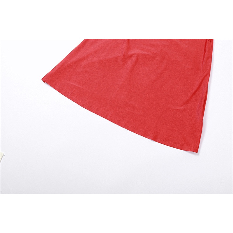 DUNEA Đầm dài cổ chữ V hở lưng quyến rũ thời trang dành cho nữ