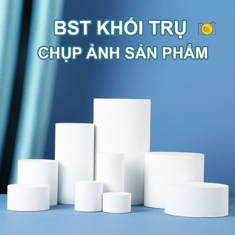 Khối gỗ trắng kê sản phẩm khi chụp, bục kê sản phẩm làm phụ kiện chụp ảnh