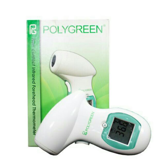 Nhiệt kế đo trán Polygreen KI-8280 + tặng 1 túi đựng máy