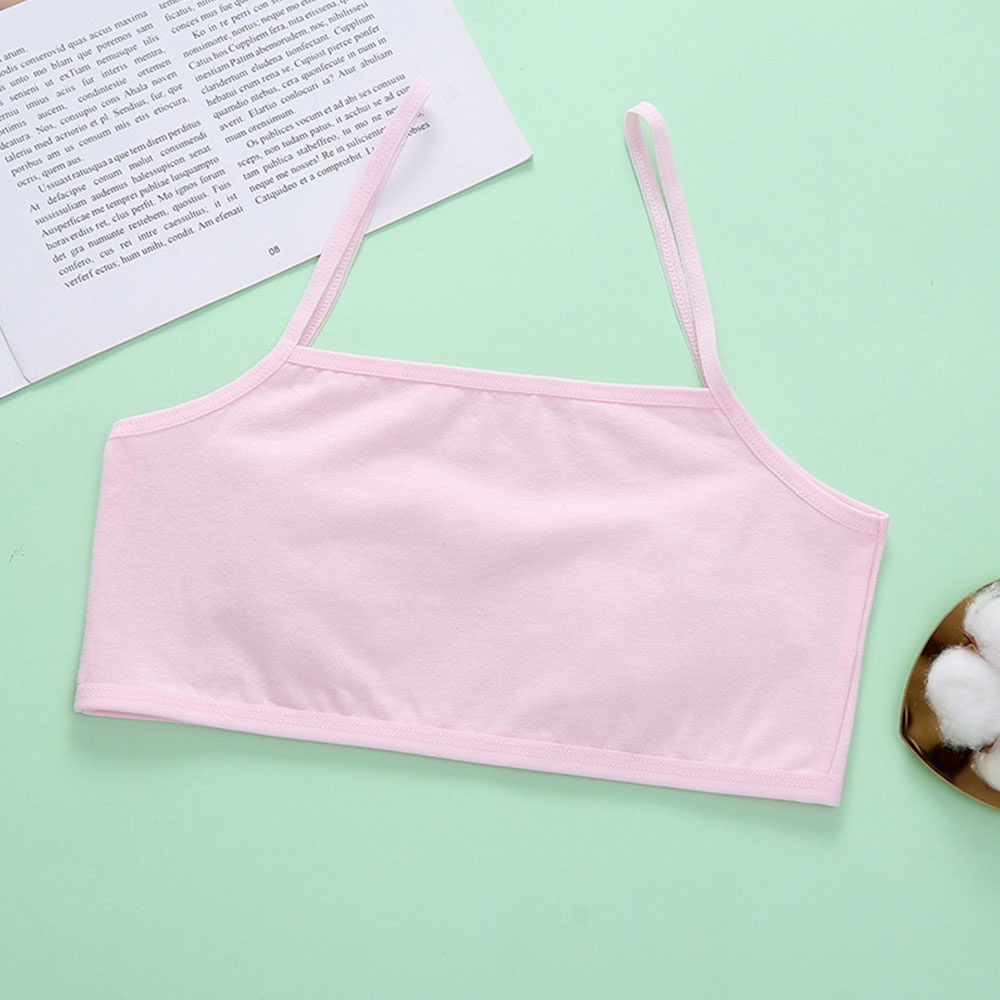 Áo lót vải cotton Không Tay Cho Bé Gái 7-10 Tuổi