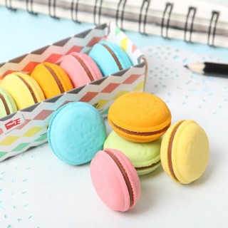 [NEFU] Hộp 5 gôm tẩy bút chì hình bánh ngọt macaron đáng yêu