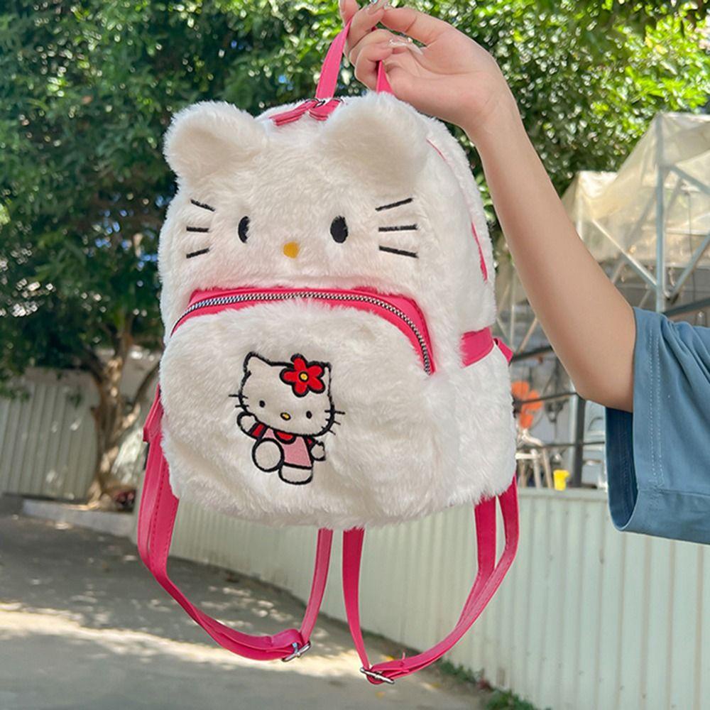 Ba Lô Đeo Vai / Đeo Chéo Cỡ Lớn In Hoạt Hình Cinnamoroll Dễ Thương Cho Bé Gái