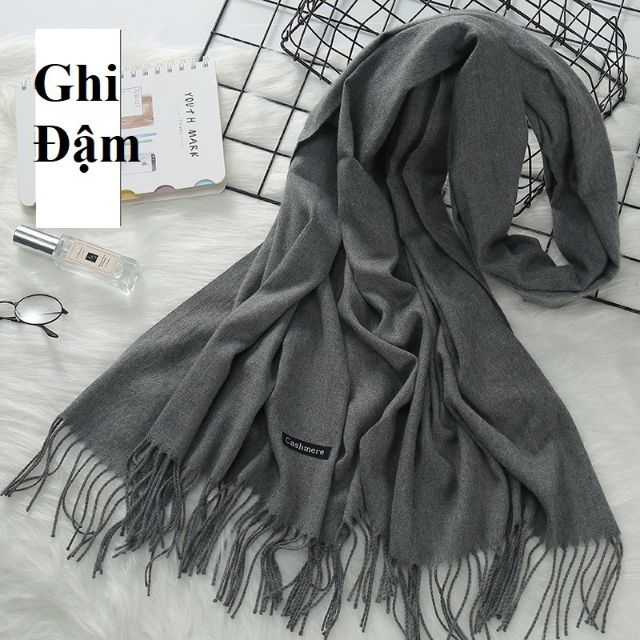 Khăn choàng trơn Cashmere