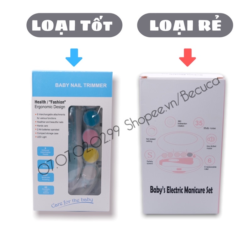 Máy cắt móng tay cho bé , máy dũa móng tay cho bé, máy mài móng tay cho bé