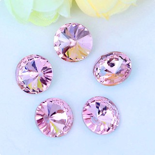 HẠT ĐÁ PHA LÊ TRÒN 12mm (5 Viên)- Phụ kiện trang trí điện thoại