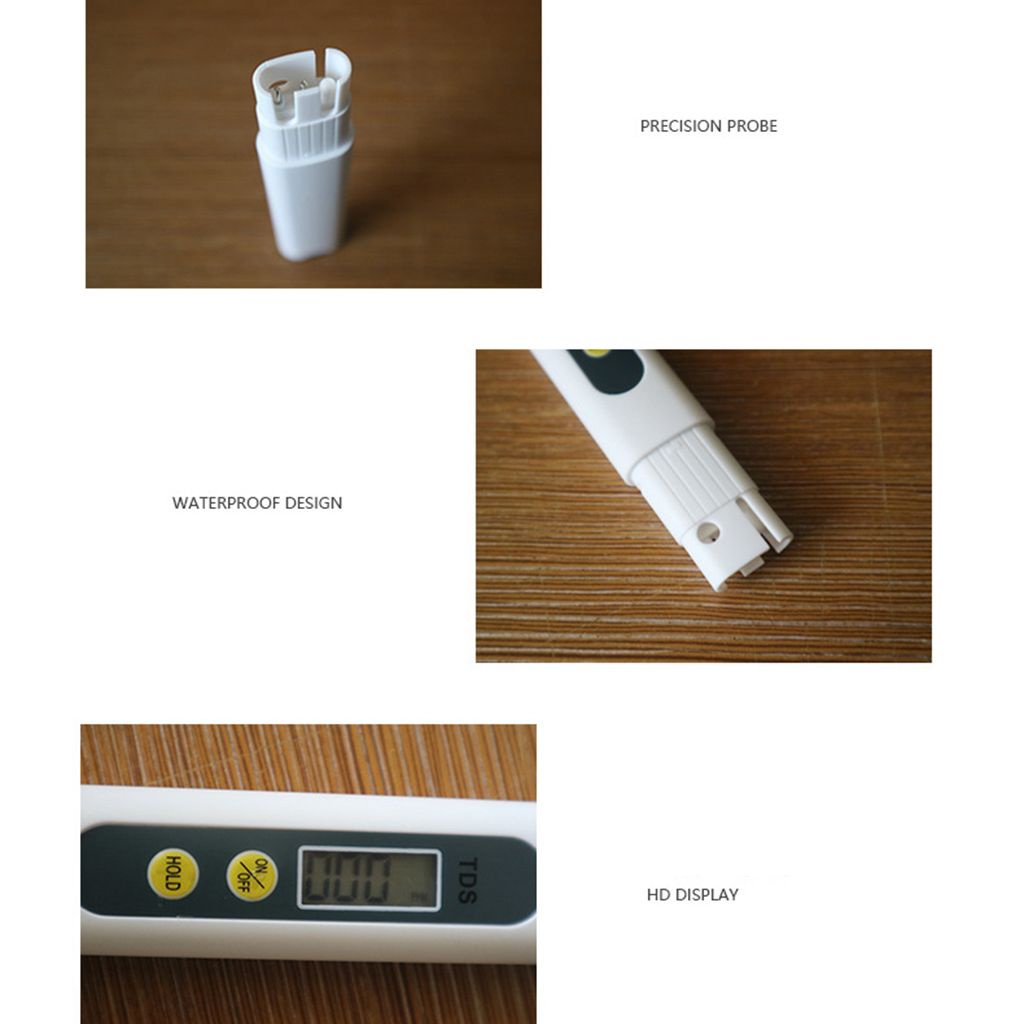 Bút kiểm tra chất lượng nước 0-9990ppm màn hình LCD tiện dụng