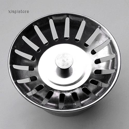 XIAPISTORE ❤Kitchen Stainsteel Steel Basin Drain Dopant Sink Strainer Basket Waste Filter