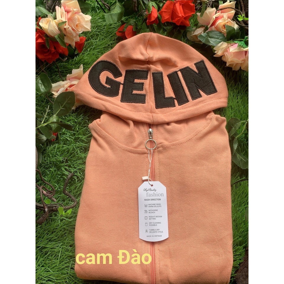 Áo Khoác Chống Nắng Thời Trang Nón Thêu GELIN