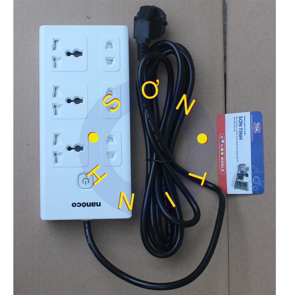Ổ Cắm Có Dây Nanoco NES3332-3