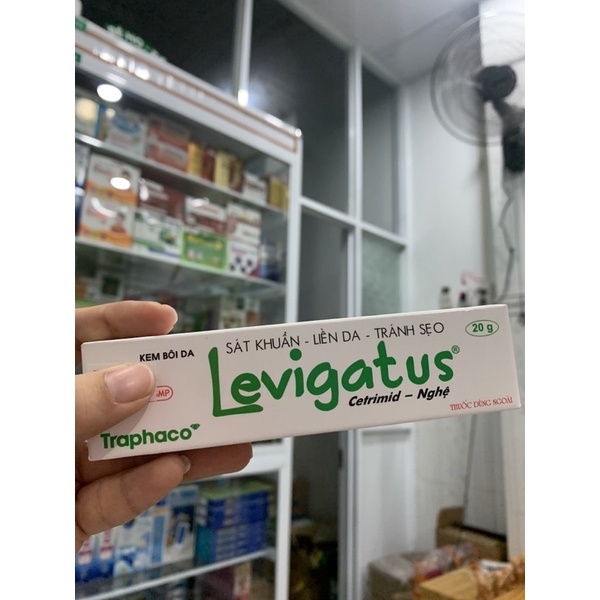 Levigatus Cetrimid - Nghệ. Kem Bôi Sát Khuẩn, Liền Da, Tránh Sẹo