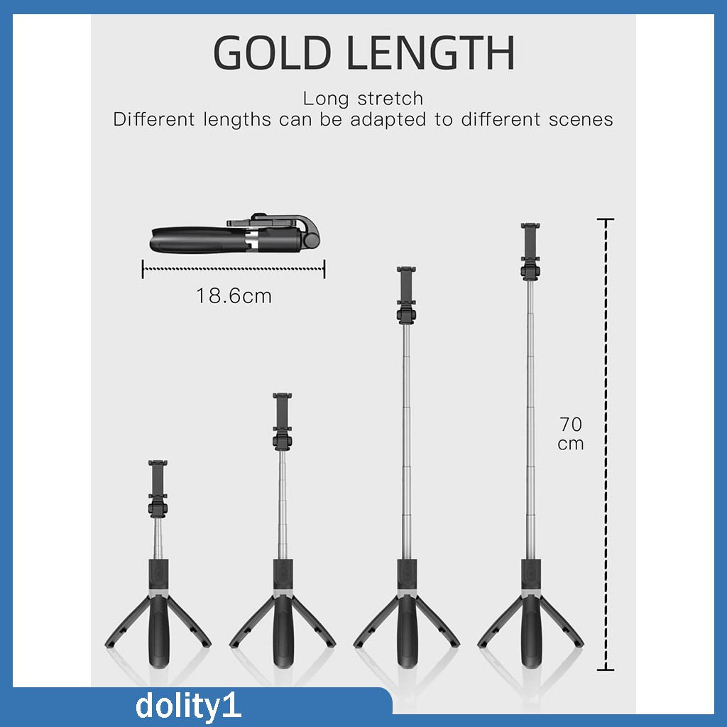 Chân Tripod Nhôm Siêu Nhẹ Điều Khiển Từ Xa Cho Điện Thoại 1 Chân