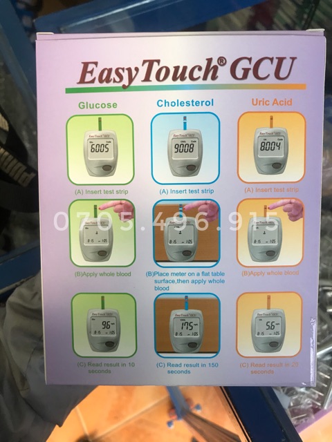 Máy đo đường huyết 3 trong 1 EASY TOUCH