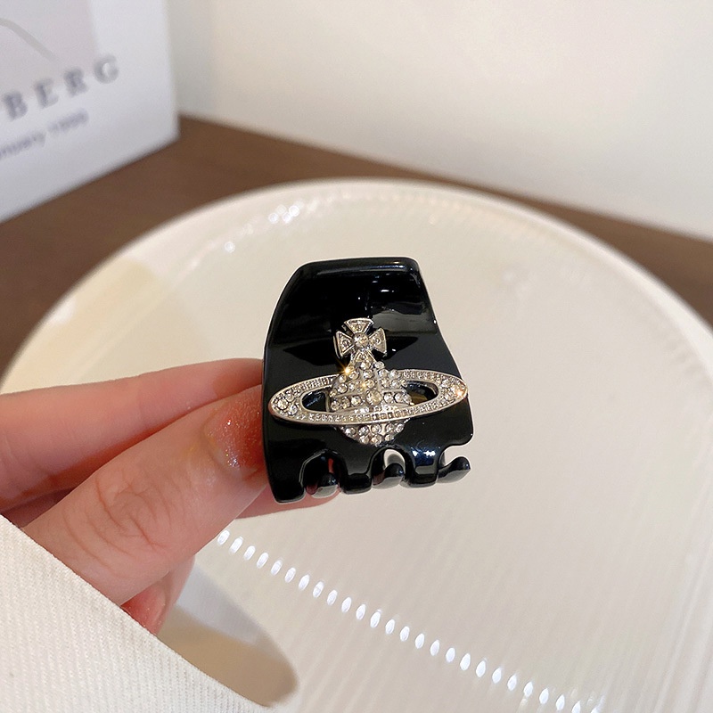 Kẹp Tóc Hình Học / Hành Tinh Chữ Cái Đính Kim Cương Giả Thời Trang 2022