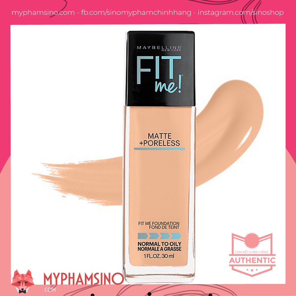 [NHIỀU LOẠI] Kem nền Maybelline Fit Me Matte Poreless