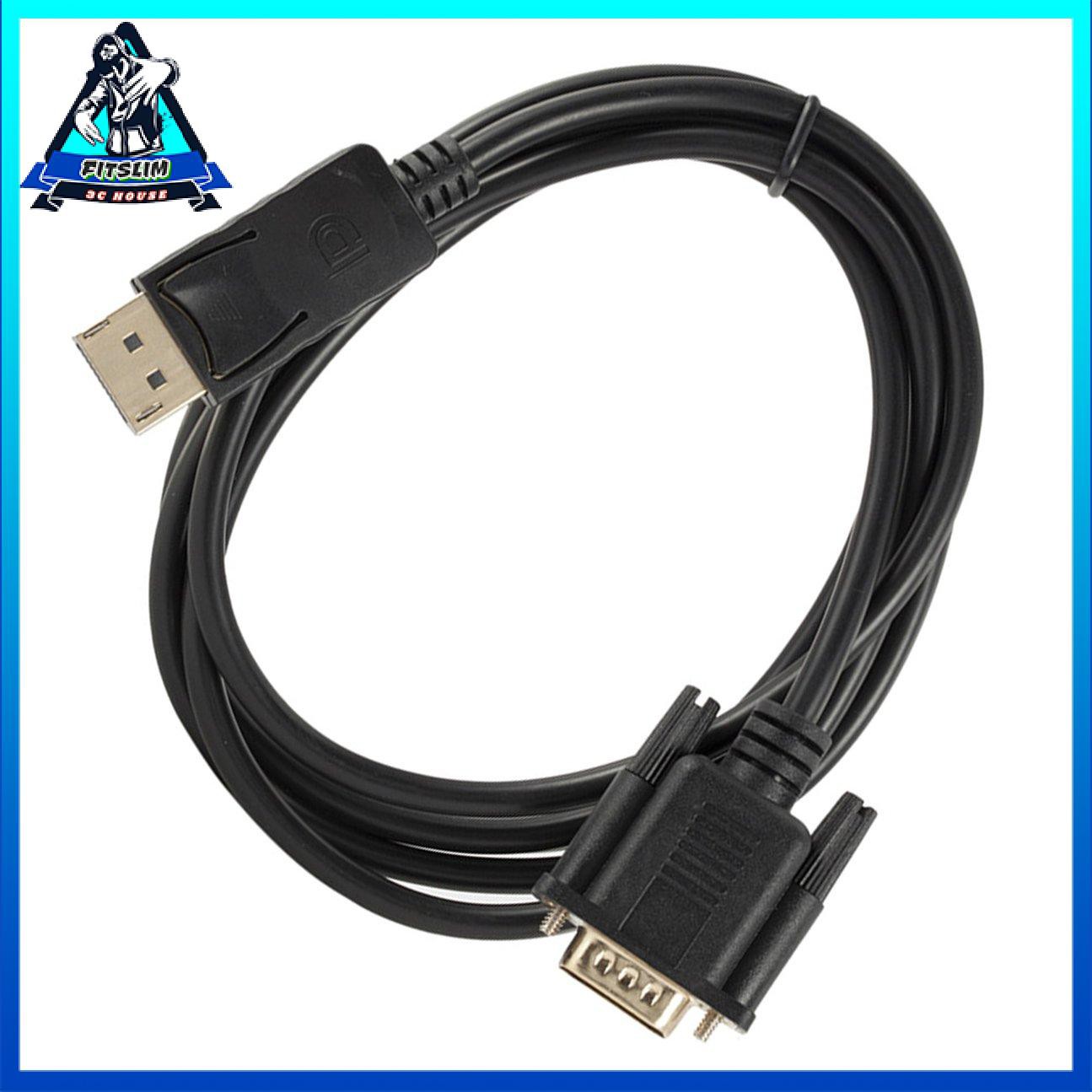 Bộ chuyển đổi Displayport sang Vga Bộ chuyển đổi cáp Dp Male sang Vga Cổng hiển thị 1080P
