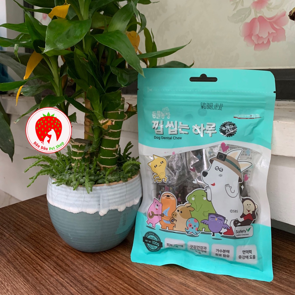 [Có sẵn] Chew bổ xung dinh dưỡng sạch miệng cho chó 100g