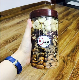 Mixed nuts - hộp mix 3 loại hạt - óc chó/macca/hạnh nhân