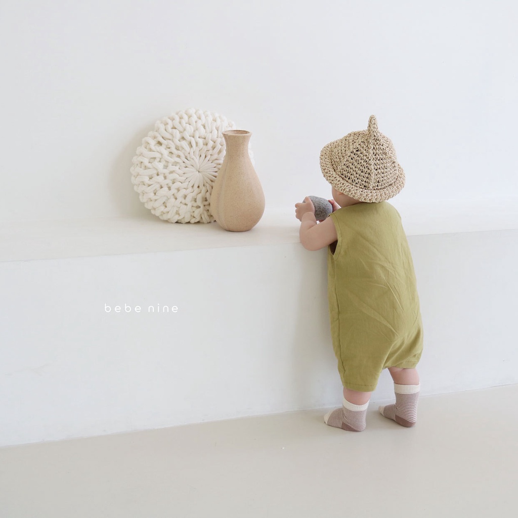 Bộ Áo Liền Quần Sát Nách Thời Trang Mùa Hè Cho Bé Sơ Sinh