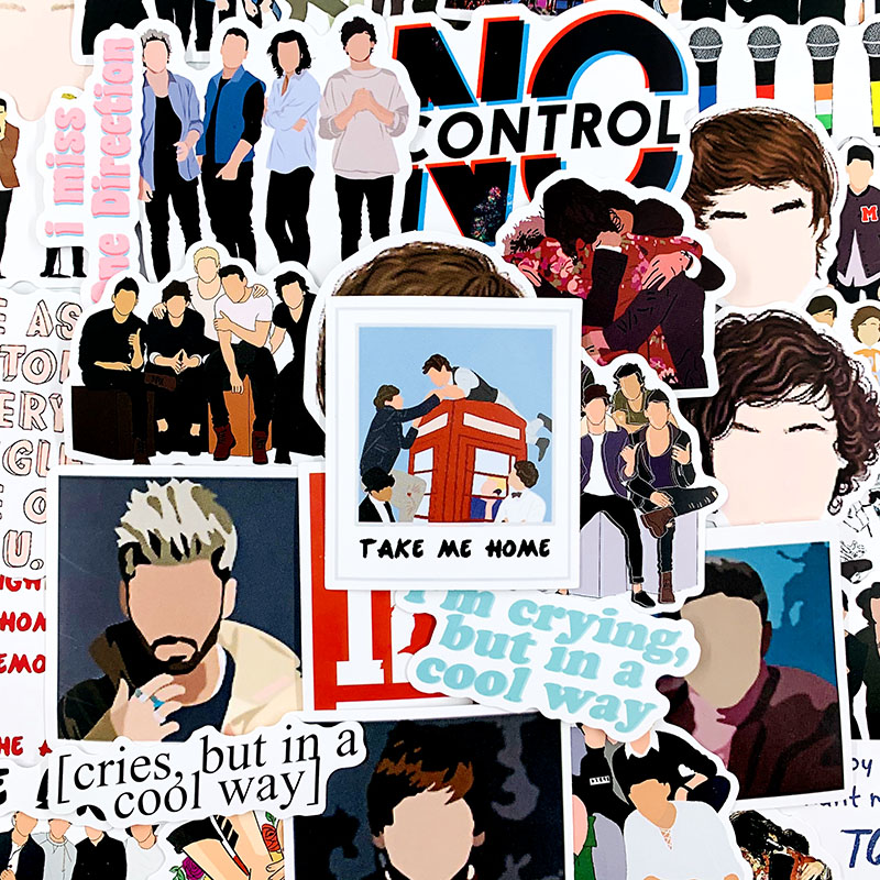 Z&M❀One Direction-Hình Dán❀2Stlye 50Pcs/Set KCharselect Unicode Block Name
